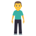 🧍‍♂️ man standing display on JoyPixels